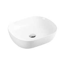 Evea Round-Edge Rectangular Ceramic Basin